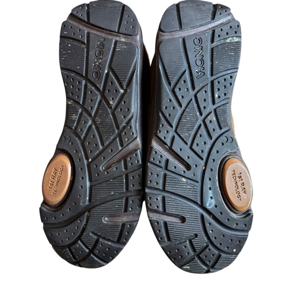 Vionic Tan and Black Mules with Suede Upper - Picture 7 of 8